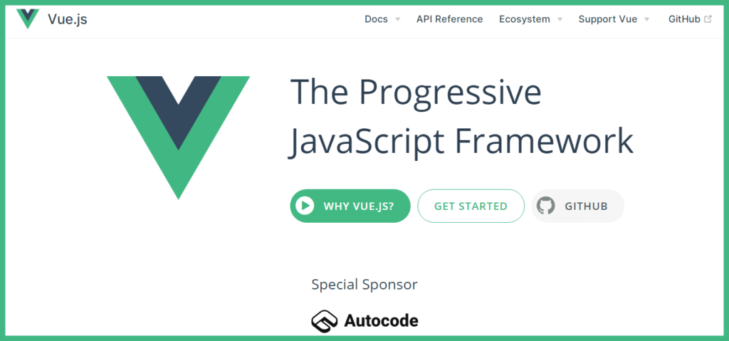 JavaScript framework: Vue