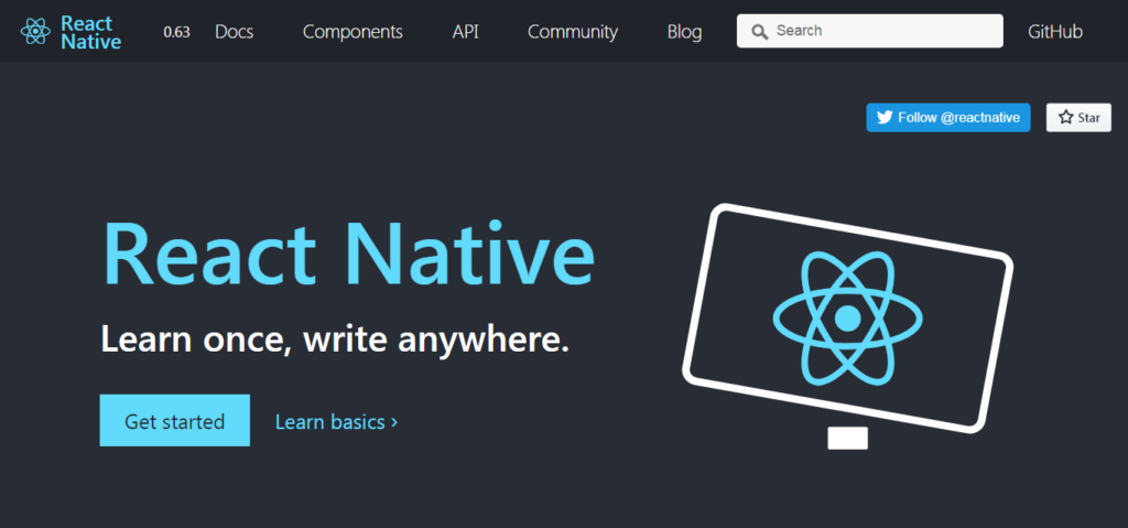 React Native is a cross-platform solution for building mobile apps