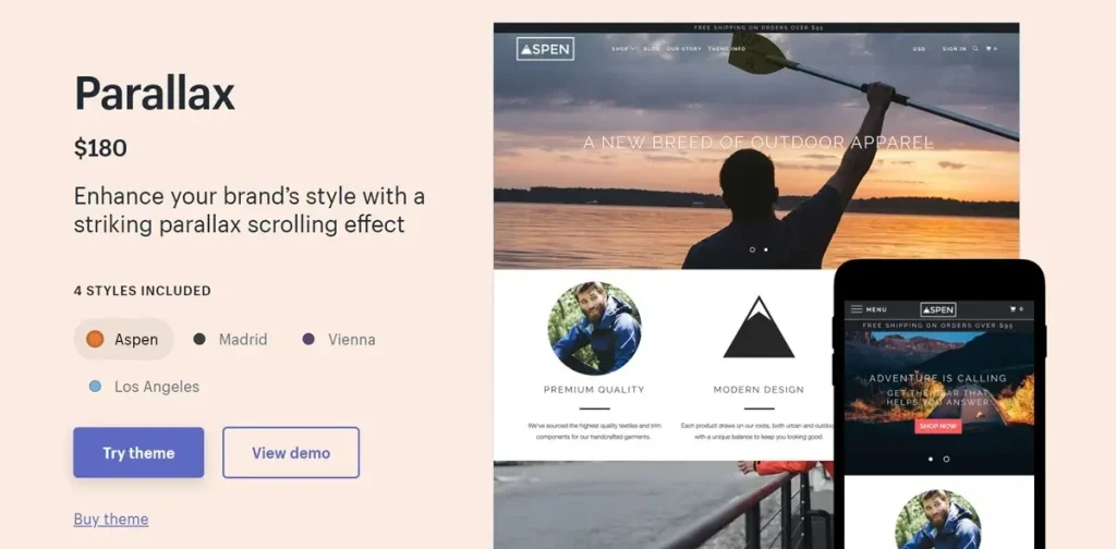 Parallax Theme- Best converting theme