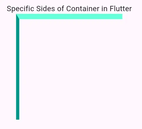 add border specific side of container in flutter