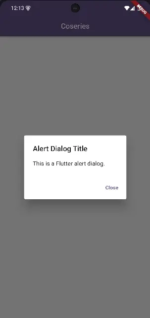 Flutter Full Screen dialogs