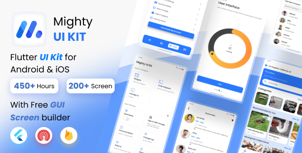 MightyUIKit: Flutter UI Kits