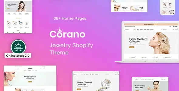 Corano  - Jewelry Shopify Templates