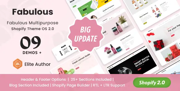 Fabulous - One Product Shopify Theme