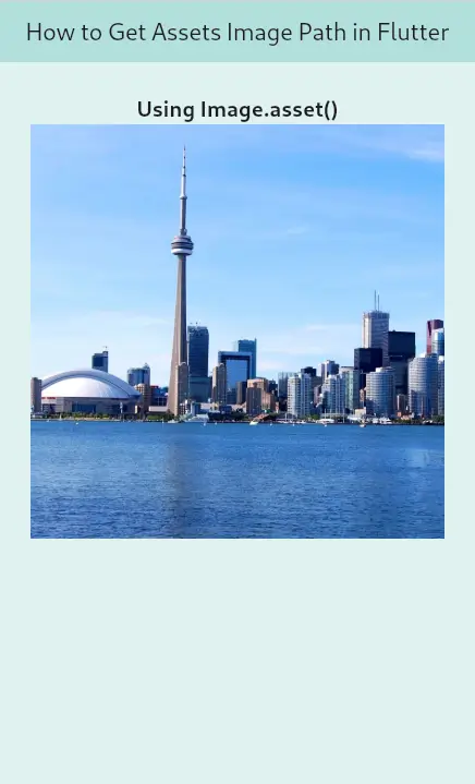 Flutter How to Get Assets Image Path
