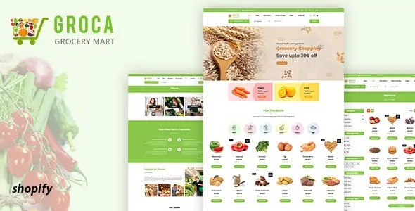 Groca - Shopify Theme for Cloud Kitchen