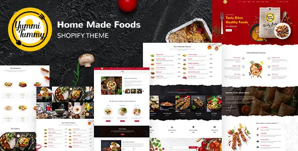 Yummi - Shopify Theme for Cloud Kitchen